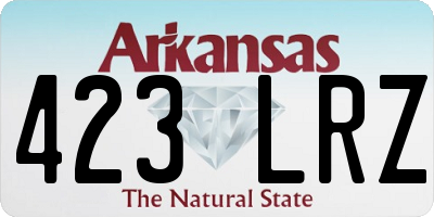 AR license plate 423LRZ