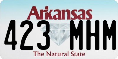 AR license plate 423MHM