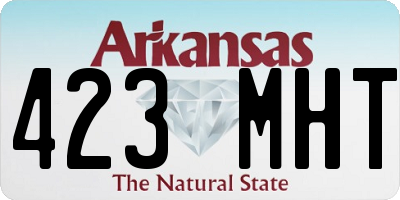 AR license plate 423MHT