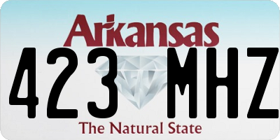 AR license plate 423MHZ