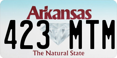 AR license plate 423MTM