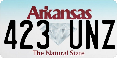 AR license plate 423UNZ