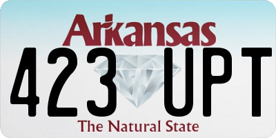 AR license plate 423UPT