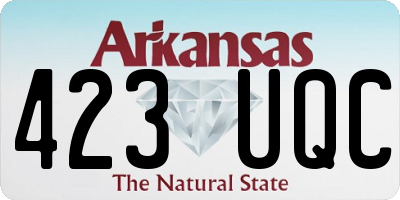 AR license plate 423UQC