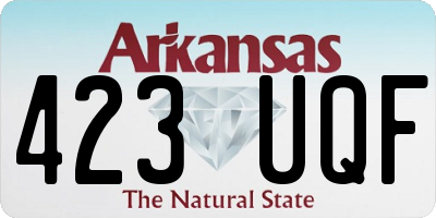 AR license plate 423UQF