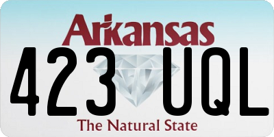 AR license plate 423UQL