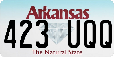 AR license plate 423UQQ