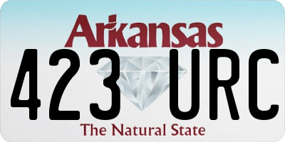 AR license plate 423URC