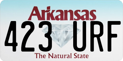AR license plate 423URF