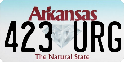 AR license plate 423URG