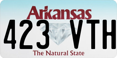AR license plate 423VTH