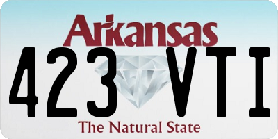 AR license plate 423VTI