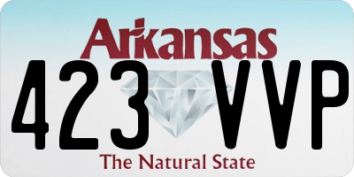AR license plate 423VVP