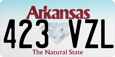 AR license plate 423VZL