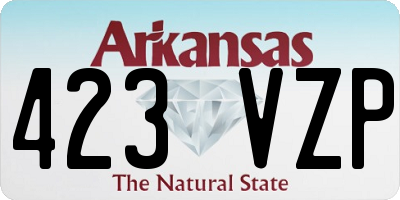 AR license plate 423VZP