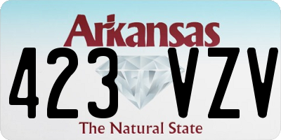 AR license plate 423VZV