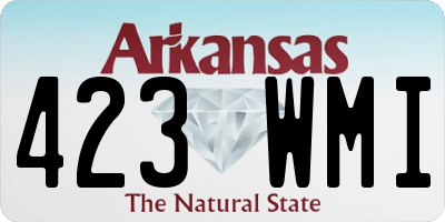 AR license plate 423WMI