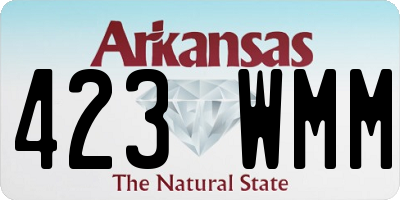 AR license plate 423WMM