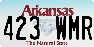 AR license plate 423WMR