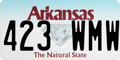 AR license plate 423WMW