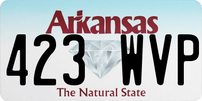 AR license plate 423WVP
