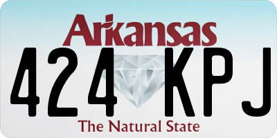 AR license plate 424KPJ