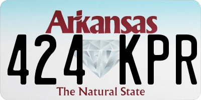 AR license plate 424KPR