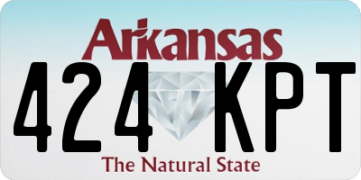 AR license plate 424KPT