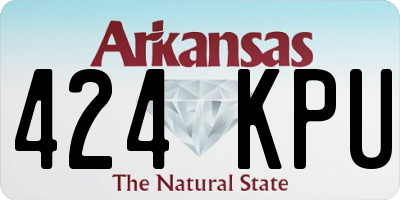 AR license plate 424KPU