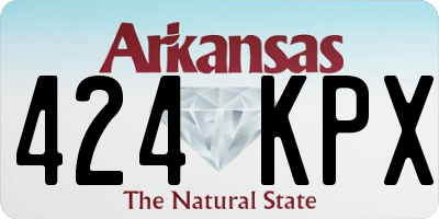 AR license plate 424KPX