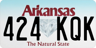 AR license plate 424KQK