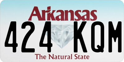 AR license plate 424KQM