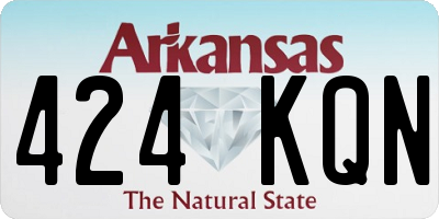 AR license plate 424KQN