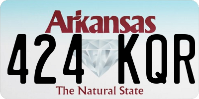 AR license plate 424KQR