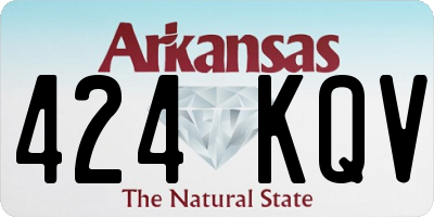 AR license plate 424KQV