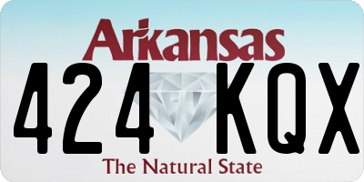 AR license plate 424KQX