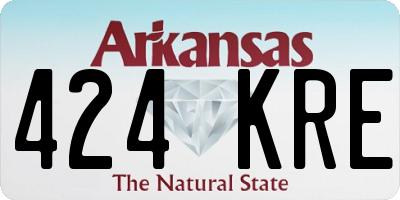 AR license plate 424KRE