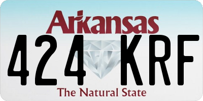 AR license plate 424KRF