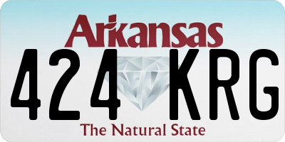 AR license plate 424KRG