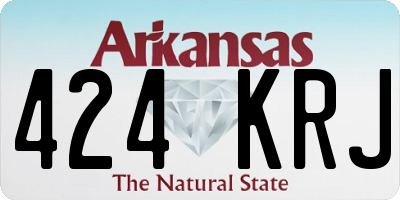 AR license plate 424KRJ