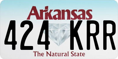 AR license plate 424KRR