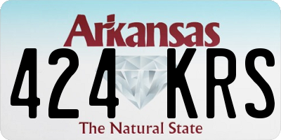 AR license plate 424KRS
