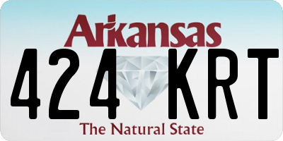 AR license plate 424KRT