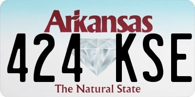 AR license plate 424KSE