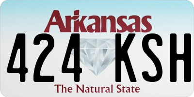 AR license plate 424KSH