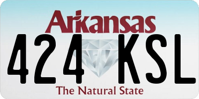 AR license plate 424KSL
