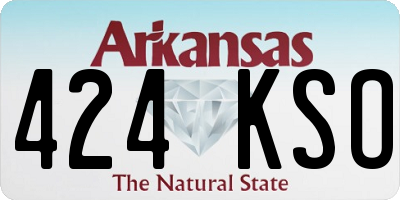 AR license plate 424KSO