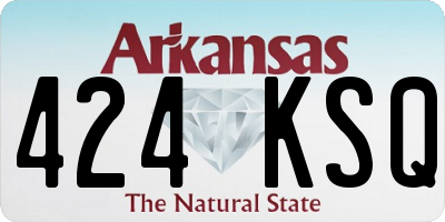 AR license plate 424KSQ