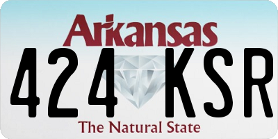 AR license plate 424KSR