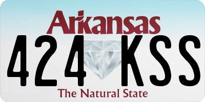 AR license plate 424KSS